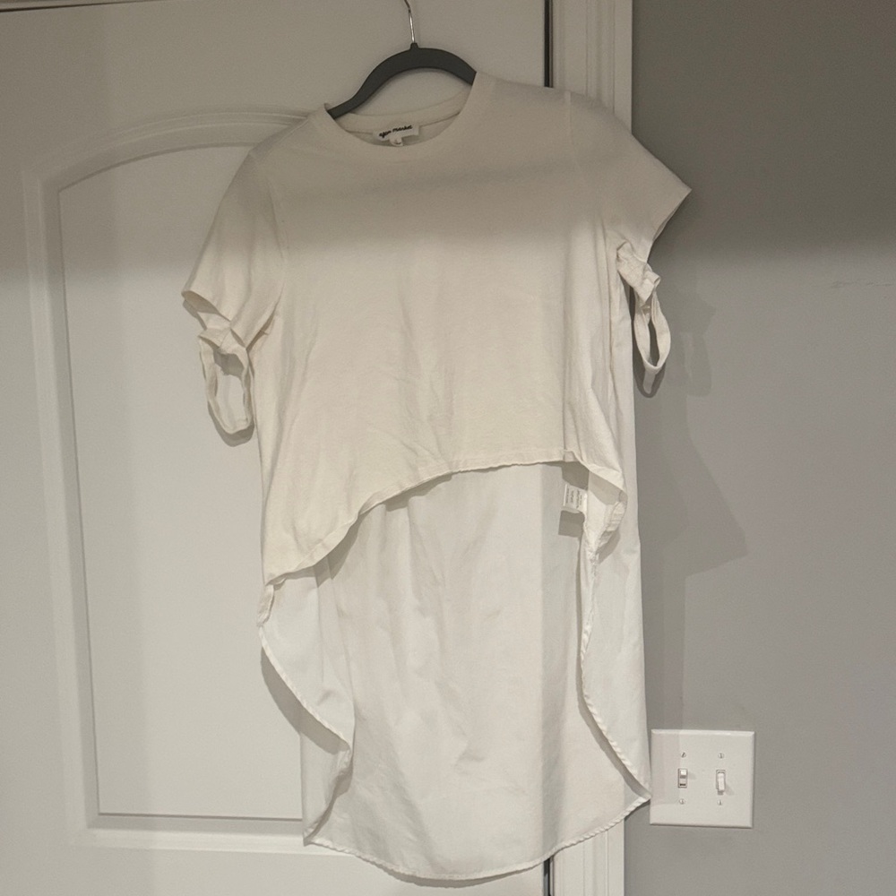 Women's White High-Low Top